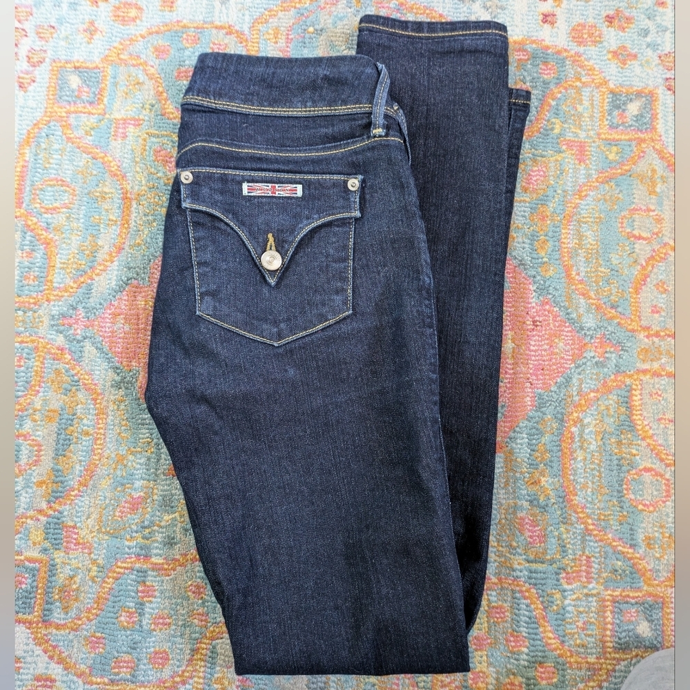 Hudson Jeans Blue Skinny Fit Denim